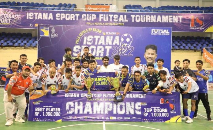 Putu Warok FC Juara Turnamen Futsal Piala Kepala BP Batam