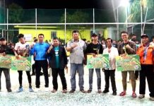 Bupati Anambas Tutup Open Turnamen Volly Ball Teluk Red Cup 2022 Volly Ball Teluk Red Anambas