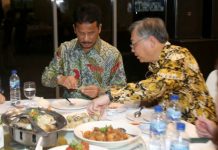 Kepala BP Batam Jamu Menteri Singapura, Gan Kim Yong: Daging Gongong Enak Daging Gongong Enak