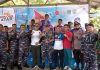 Danlanal Tarempa Gelar Lomba Jongkong Layar di Kampung Bahari Nusantara Danlanal Tarempa