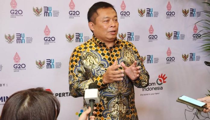 Direktur Utama Telkom Ririek Adriansyah