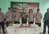 Sinergi TNI-Polri, Polsek Sekupang dan Polsek Jajaran Barat Datangi Koramil 02 Batam Barat HUT TNI Polsek jajaran