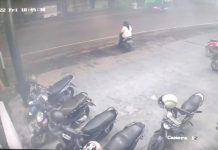 Aksi Pencurian Helm Marak di Karimun, Pelaku Terekam CCTV