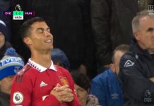Momen Ronaldo Cetak Gol Manchester United 2-1 ke Gawang Everton Momentum Ronaldo Cetak Gol ke Everton