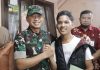 Pangdam V Brawijaya Mayjend TNI Nurchahyanto Minta Maaf ke Isrotul Raffi Pangdam V Brawijaya Mayjend TNI Nurchahyanto dan Aremania