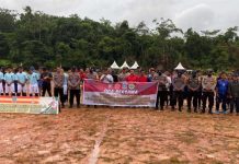 Momen Turnamen Pasundan Cup, Polsek Siantan Anambas Gelar Doa Bersama Pasundan Cup dan Polsek Siantan Anambas