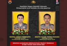 Polri Berduka atas Gugurnya Bripka Andik Purwanto dan Briptu Fajar Yoyok di Kanjuruhan Malang Polri Berduka Dua anggota Polisi Tewas di Stadion Kanjuruhan Malang