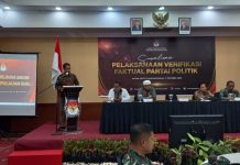 Verifikasi Faktual Parpol, KPU Kepri Ingatkan Pengurus Parpol Harus ada di Tingkat Kecamatan Verifikasi Faktual Parpol, KPU Kepri