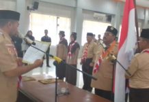 Audy Joenaldi Lantik Benny Utama Ketua Mabicab dan Sabar AS Ketua Kwarcab Pasaman Periode 2022-2027 Wagub sumbar