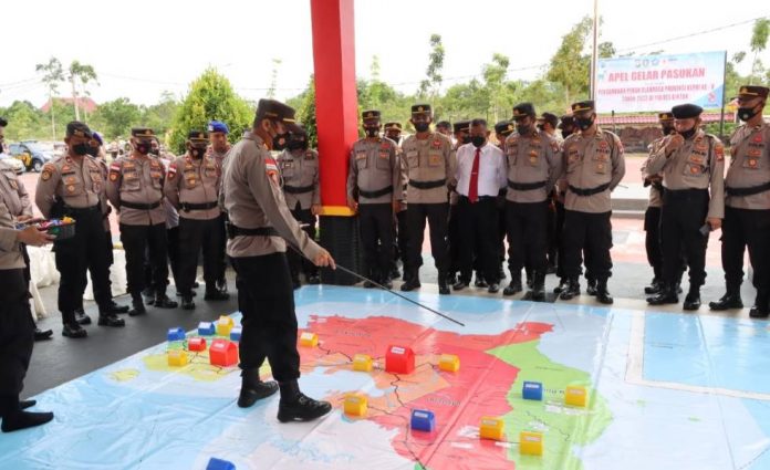 Wakapolres Bintan Pimpin Apel Persiapan Pengamanan Porprov Kepri