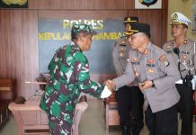 Danrem 033/WP Brigjen TNI Yudi Yulistyanto Kunjungi Mako Polres Anambas Brigjen TNI Yudi Yulistyanto Kunjungi Mako Polres Anambas