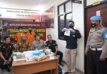 Ditresnarkoba Polda Kepri Musnahkan 1.755 Gram Ganja dari 2 Tersangka Ditresnarkoba Polda Kepri