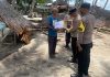 Polsek Kuba Salurkan Bantuan Kepada Warga Terdampak Angin Kencang