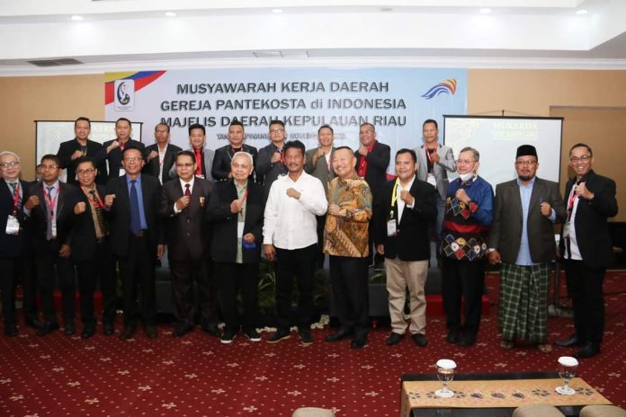 Rudi Hadiri Pembukaan Musda Gereja Pantekosta di Indonesia Kepri