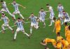 Laga Dramatis dan Bertabur 15 Kartu, Argentina Singkirkan Belanda Lewat Adu Penalti Argentina Belanda