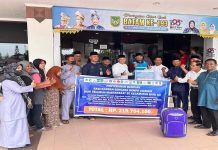 Rudi Terima Bantuan Untuk Warga Cianjur Dari Masyarakat Batu Aji