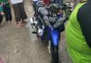 Begini Penampakan Motor Terseret Arus Banjir Sejauh 1 Kilometer, Berkubang Di Lumpur