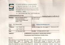 Hasil Laboratorium Pemantauan Kualitas Udara TSP Debu, FPKL: Akal Bulus Perusahaan