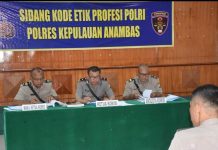 Terkait Kasus Narkoba, Sipropam Polres Anambas Putuskan Aipda RA Rekomendasi PTDH Sipropam Polres Anambas Putuskan Aipda RA Rekomendasi PTDH