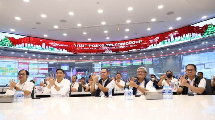 TelkomGroup Pastikan Layanan Andal dan Apresiasi Petugas di Momen Nataru 2023