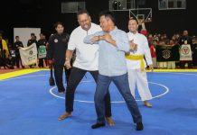 Aksi Silat Rudi Saat Tutup Open Turnamen Pencak Silat 2022, Singapura Juara Umum Walikota Batam Rudi Tutup Open Pencak Silat 2022, Singapura