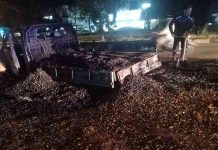 Mobil Bawa Batre Bekas Terbakar di Lampu Merah Kaliban Batam Centre Batre bekas