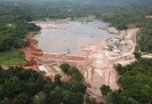 Baru Mengalir Embung Sebayar, kini Genangan Meluber ke Kebun Warga Natuna Proyek Embung Sebayar