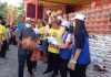 Jelang Imlek 2023, Yayasan Vihara Dharma Santi Tanjunguban Berbagi Kasih 1000 Paket Sembako