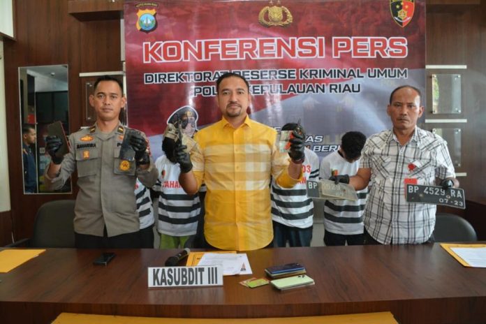 Ditreskrimum Polda Kepri Bekuk 5 Pelaku Sindikat Curamor