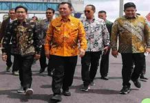 Bupati Bintan Sambut Kedatangan Menteri Desa PDTT RI di Bandara Raja Haji Fisabilillah
