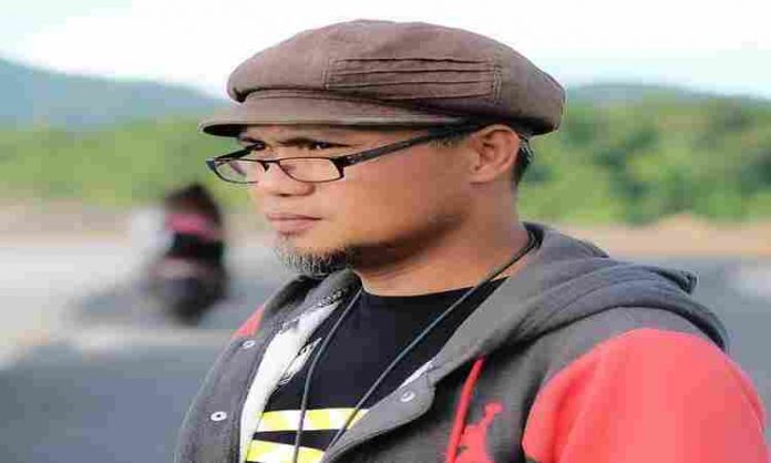 Panitia pelaksana Sarman Galang yang juga sebagai Ketua Penggiat Perfilman Anambas (PANGLIMA)