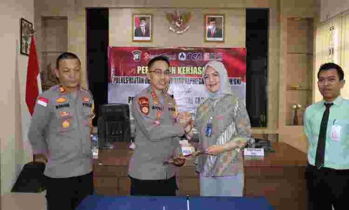 Polres Bintan Bekerja Sama Dengan Bank, di Bidang Pengamana