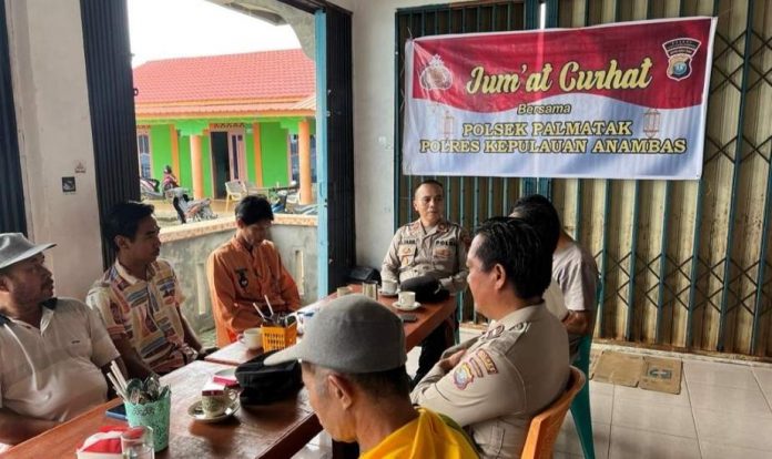 Kapolsek Palmatak Iptu M Jamil Ajak Masyarakat Siantan Ngopi Pagi Bareng
