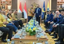 Kekuatan Penuh, Ketum Nasdem Silahturahmi ke Markas Partai Golkar Pusat