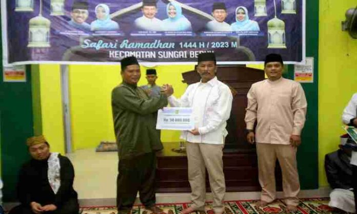Walikota Batam saat Safari Ramadhan ke kecamatan sungai Bedug