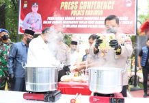 Jelang Ramadhan 1444 H, Polres Karimun Musnahkan Barang Bukti Narkoba dan Miras