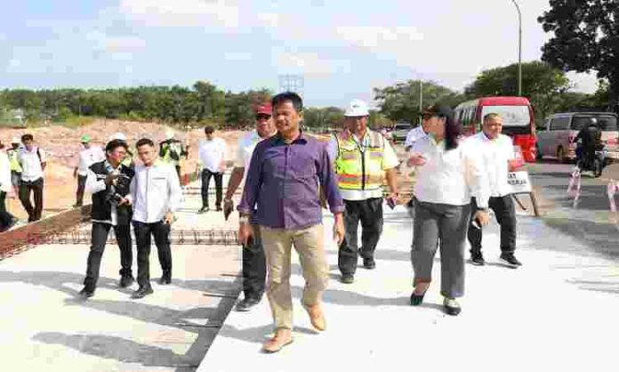 Batam Rudi Tinjau Pelebaran Jalan Sudirman dan Hang Tuah