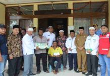 Wabup Riswanto Kunjungi ABK Bagan Roses 01 Yang Selamat, Berikan Sembako dan Uang Santunan