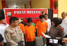 Polsek Batam Kota Berhasil Amankan 3 Orang Curanmor dan 2 Orang Curat Handphone