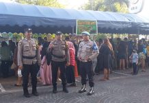 Polsek Lubuk Baja Laksanakan Pengamanan Pasar Kaget Ramadan