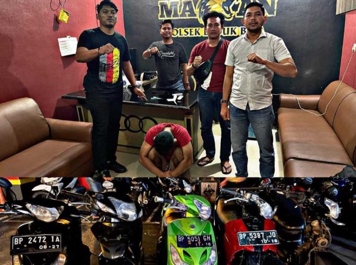 Tim Unit Reskrim Polsek Lubuk Baja Amankan Pelaku Curanmor dan 3 BB Beraksi Mukakuning Tim Unit Reskrim Polsek Lubuk Baja Amankan Pelaku Curanmor dan 3 BB Beraksi Mukakuning