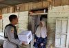 Kapolres Pasaman Barat Salurkan Bantuan Sembako Bersama Komunitas Brata Pasbar