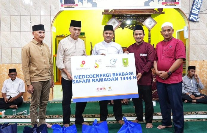 Menghiasi bulan suci Ramadan 1444 H, SKK Migas Perwakilan Sumatera bagian Utara (Sumbagut) dan Medco E&P Natuna Ltd. (Medco E&P) menggelar Program Safari Ramadan.