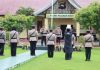 Kapolres Pasaman Barat Pimpin Sertijab Wakapolres di Lapangan Apel Polres Pasaman Barat