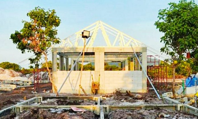 Progres Rumah Risha di Kecamatan Serasan