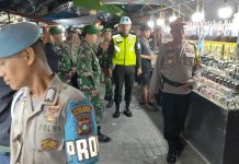 TNI-Polri Kompak Jaga Kamtibmas Bumi Berazam Pasca Lebaran