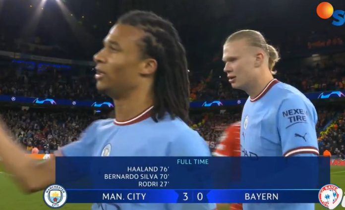 Manchester City Menang 3-0 dari Bayern Munich Laga Perempat Final Liga Champions