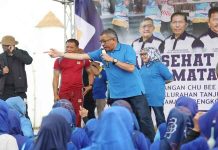 Sekda Jefridin Ikut Senam Sehat di Bengkong, Dengan Tubuh Sehat Mendukung Pembangunan Batam