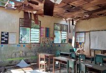 Akibat Diterjang Angin Kencang, 4 Ruang Belajar SDN 18 Sungai Aur Rusak Berat