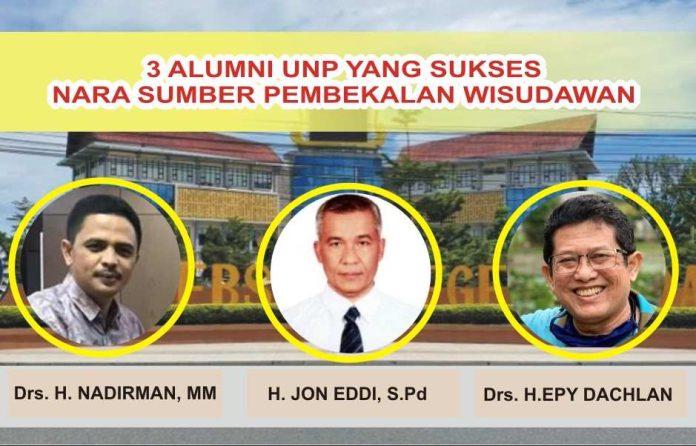 3 Alumni UNP yang Sukses 2023 Tiga Alumni UNP akan Berbagi Tips Cara Menjadi Pengusaha Sukses ke 1.633 Wisudawan